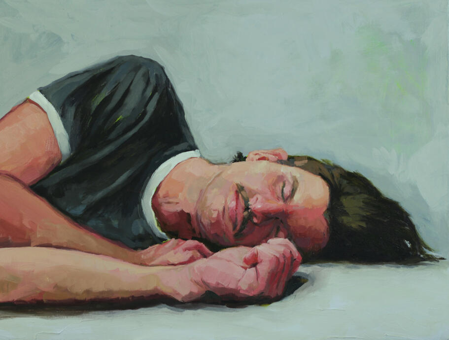 find rest, oil on canvas, 2023