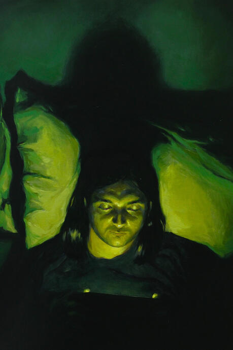 download, oil on canvas, 2024