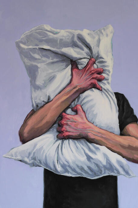 five more minutes, oil on canvas, 2023